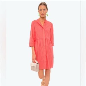 Tuckernuck Royal Shirt Dress in Poppy